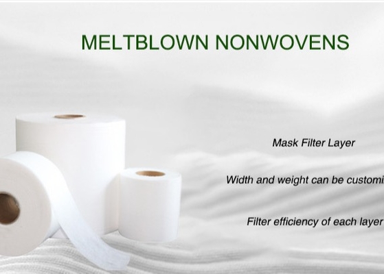 comprar A tela não tecida de 25GSM 100% PP Meltblown para o GV do filtro do respirador certificou online manufacture
