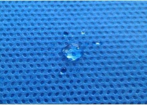 comprar Tecido não tecido SMS hidrófilo em azul para vestuário de protecção descartável 12-200GSM online manufacture