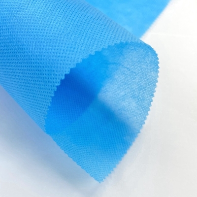 comprar Tecidos não tecidos SMS de cor azul suave e brilhante para vestidos de isolamento online manufacture