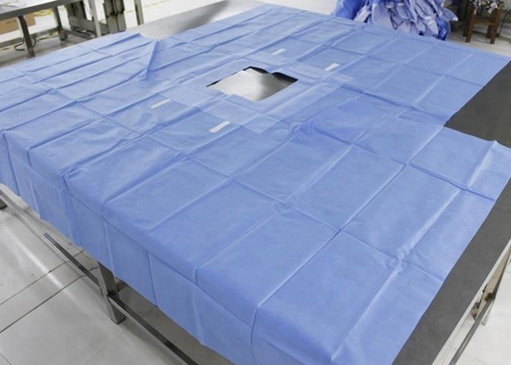 comprar Os produtos não tecidos descartáveis médicos da tela vestem - resistente para a limpeza do hospital online manufacture