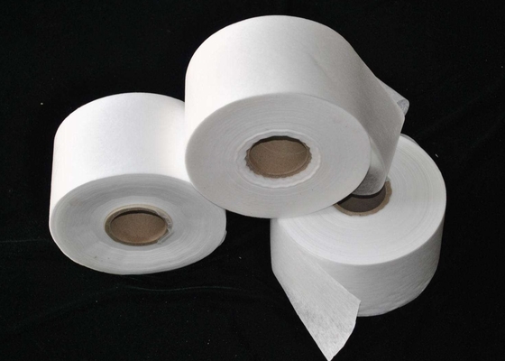 comprar delicado liso branco da tela não tecida bond térmica de 20gsm ES para máscaraes protetoras KF94 online manufacture