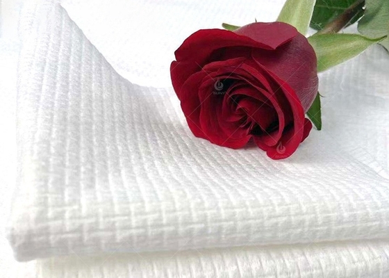 comprar Amostra não tecida branca da tela 70% Tencel de Spunlace/30% Cupro disponível online manufacture