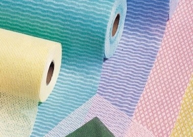 comprar Tecnologia transversal de Spunlace da matéria prima da tela de tecelagem não de Cupro Spunlace do dobramento para limpezas molhadas do bebê online manufacture