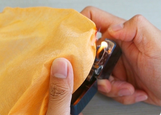 comprar Fogo - telas não tecidas retardadoras de Spunlace/tela viscosa do poliéster para limpezas molhadas online manufacture