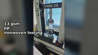 Teste padrão quadrado testes de resistência à tração não tecidos de 15 G/M PP