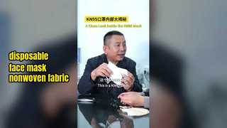 Máscara de tecido não tecido de camada intermediária - não tecido fundido por fusão