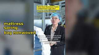 Colchões Spring Bag usam fabricante de tecido não tecido