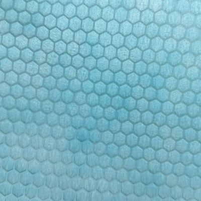 Padrão hexagonal de tecido não tecido em PP azul antienvelhecimento anti-UV